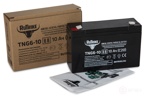 Аккумуляторная батарея RuTrike TNG6-10 (6V10A/H C20)