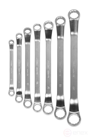 A set of ring cranked keys 7 pcs.