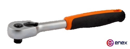 3/8" Reversible handle, with 60 teeth and 6° angle of action, retail package