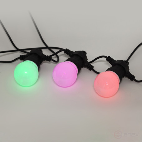 Светодиодная новогодняя гирлянда ЭРА ERABL-MK52 белт лайт 5 м 10 RGB