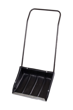 Скрепер малый ДП-1 п/э 600*470 с широкой оцинкованной планкой на заклепках