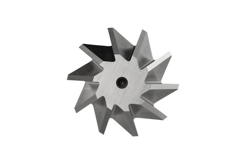 Milling cutter for processing grooves of the “reverse dovetail” type C83112.0X45