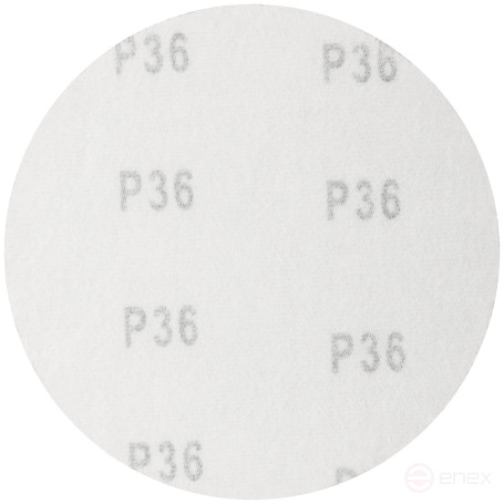 Круги абразивные шлифовальные на ворсовой основе под "липучку" (Р36, 125 мм, 5шт.), Cutop Profi