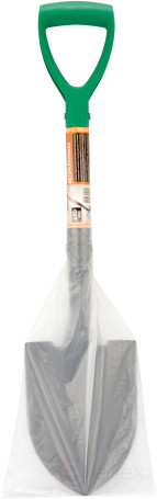 Лопатка автомобильная, штыковая (L-680мм; не складная; нерж.сталь) АвтоDело 44002