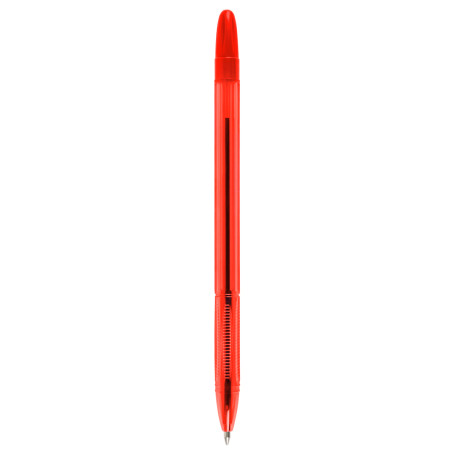 Ballpoint pen STAMM "555" red, 0.7mm, tinted case