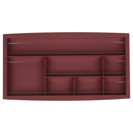 Настольная подставка СТАММ "Field. Voyage. Agra", полистирол, бордовый