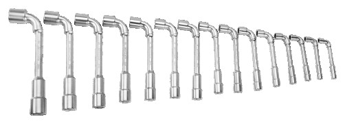Набор изогнутых торцевых ключей серии 28М, 8 - 24 мм, 15 шт