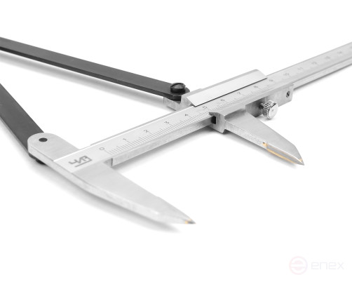Vernier caliper marking SHTSRT - 250 0.1 with carbide jaws CHEESE