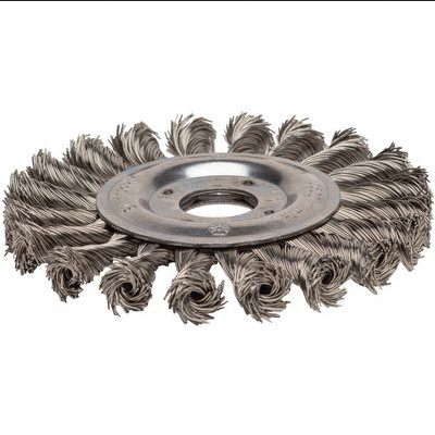 SS 125 mm x 12 Round Wire Brush