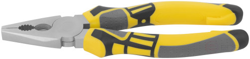 Плоскогубцы комбинированные "Смарт", трехцветные прорезиненные ручки, никелевое покрытие 200 мм