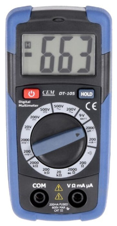 Мультиметр цифровой DT-105 CEM