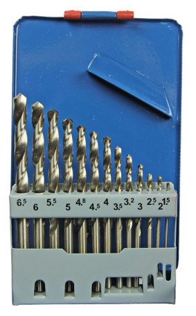 HSS metal drills in a set of 13 pieces, DN-023