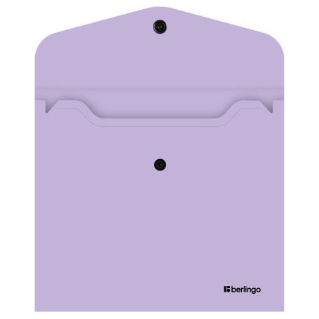 Envelope folder on the button Berlingo "Instinct" A5+, 200 microns, lavender