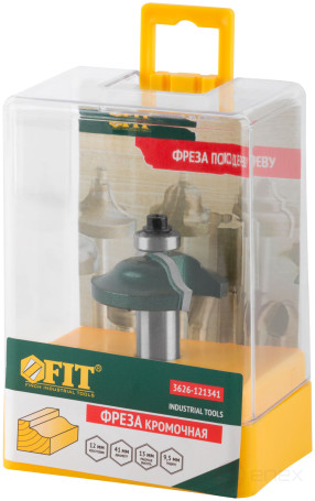 Фреза кромочная калевочная с нижним подшипником DxHxL=41х13х57,8 мм