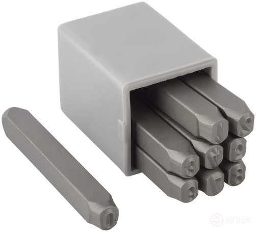 Набор клейм цифровых 5мм (стальные) BERIL