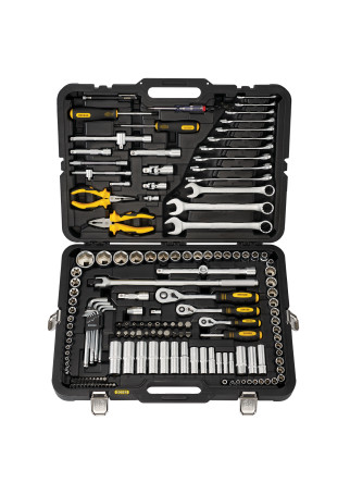 Professional tool Kit BERGER 163predmeta ½" - ¼"-3/8" "HANOVER" BG163-121438