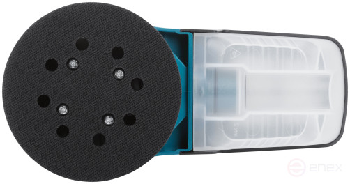 Eccentric grinder 350 W; 3000-13000 rpm; 125 mm; 1.5 kg; Velcro; plastic. container; box