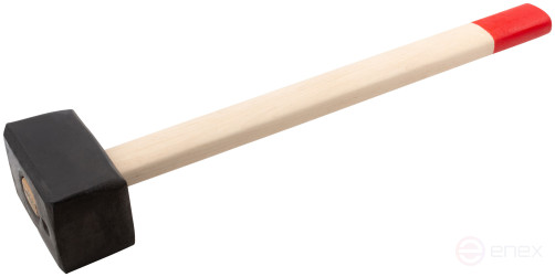 Forged sledgehammer assembly, wooden handle 6 kg