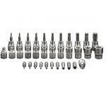 Set of 3/8" insert heads, 34 pcs.