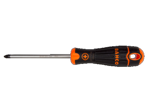 BahcoFit Phillips PH screwdriver 4x200 mm, with rubber handle, retail package