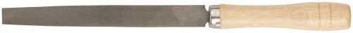File, wooden handle, flat 150 mm