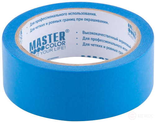 Лента малярная синяя, для наружных работ, 36 мм x 25 м