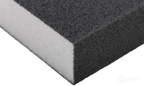 Губка шлифовальная алюминий-оксидная, 100х70х25 мм, средняя жесткость Р 180/ Р 360