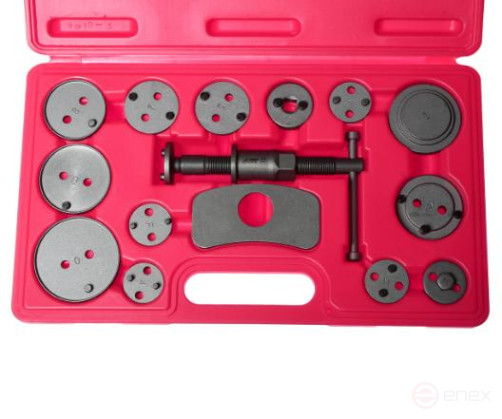 Set of tools for cleaning brake cylinders 15 items JTC