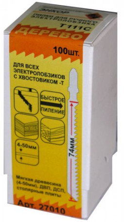 Пилка для электролобзика T111 C HCS 1шт/100