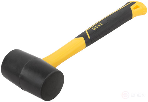 Киянка резиновая, фиберглассовая ручка 50 мм (340 гр)