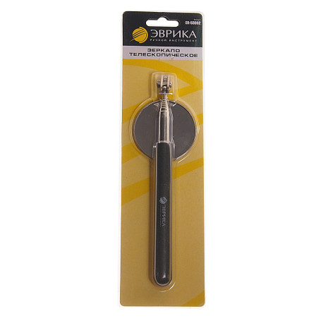 Зеркало ER-53002 телескопическое круглое, с резиновой ручкой, max длина 93,3см, D-57.1 мм. ЭВРИКА 1/25/100