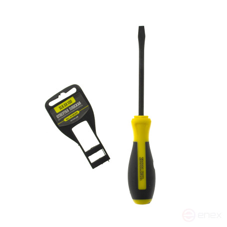 Отвертка плоская SL6.5х100, Чеглок (12/144)