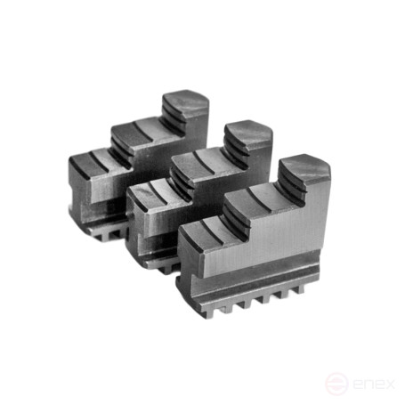 Кулачки к патрону токарному 80 3шт компл. прямые полка 5,8 ширина 12 J=7 L=32 мм, высота 33 Beltools