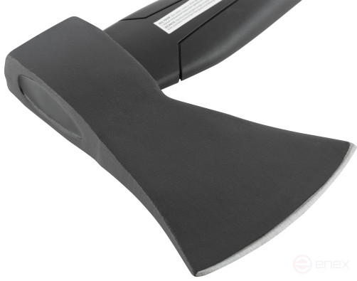 The axe is forged reinforced steel, reinforced fiberglass handle 800 gr.