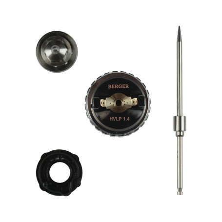 Replacement kit for BERGER "SILBER" HVLP spray gun (nozzle+needle+nozzle 1.4 mm) BG1393