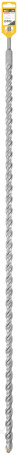 SDS PLUS concrete drill, Profi, W-shaped insert, double spiral, 22 x 1000 mm