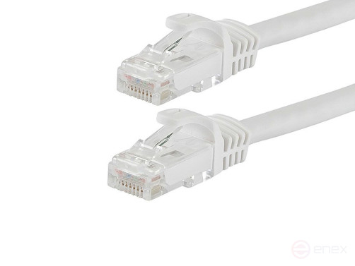Патч-корд Ripo UTP4 Cat 6, RJ45, 3 m (белый) литой