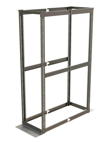 ORK2A-3281-RAL7035 Open rack 19-inch (19"), 32U, height 1625 mm, two-frame, width 550 mm, depth adjustable 800-1250 mm, color gray (RAL 7035)