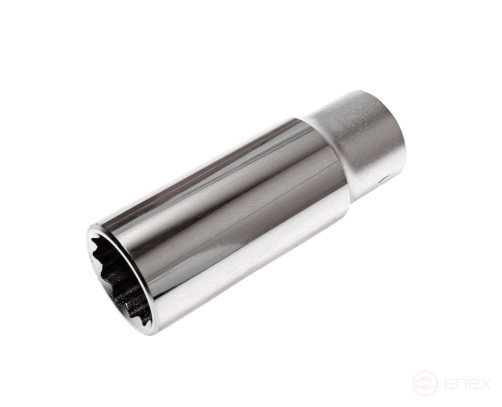 Головка торцевая 1/2" 20мм 12-ти гранная глубокая L=76мм JTC