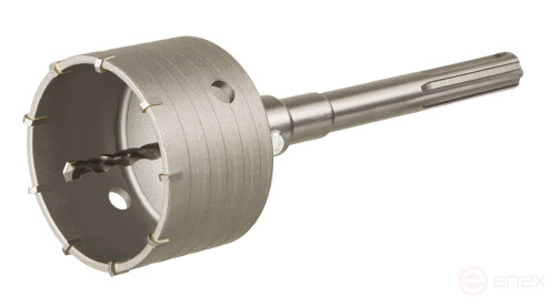 Коронка твердосплавная ПРАКТИКА SDS-Max ударная 90 мм (1шт.) клипса (034-700)