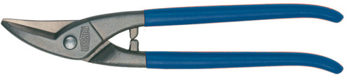 D207-300L Ножницы по металлу, для прорезания отверстий, левые, рез: 1.0 мм, 300 мм, высококачественная сталь, короткий прямой и фигурный рез