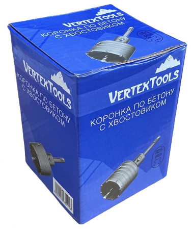 VertexTools concrete crown assembly 120 mm with SDS-PLUS shank