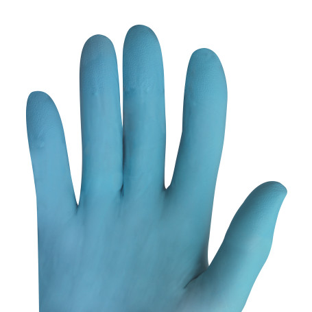 KleenGuard® G10 Нитриловые перчатки Blue Nitrile - 24см, единый дизайн для обеих рук / Синий /XL (10 упаковок-диспенсеров x 90 шт.)
