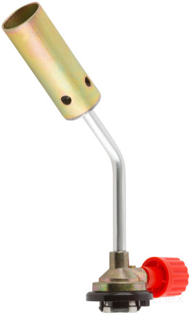 Gas burner for a standard collet cylinder