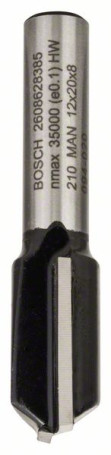 Groove cutter 8 mm, D1 12 mm, L 20 mm, G 51 mm
