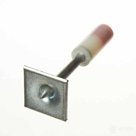Pyroxylin nails PA32-F2 (square washer, red, 200 pcs/pack) FEDAST