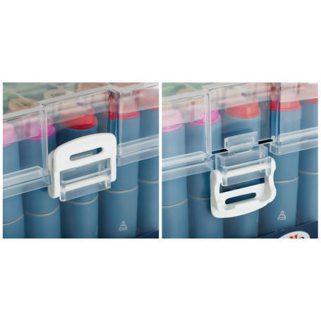 Набор двусторонних маркеров для скетчинга Гамма "Студия" 24цв., основные цвета, корпус трехгранный, пулевид./клиновид. наконечники, пласт.кейс