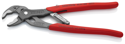 KNIPEX SmartGrip® Adjustable pliers with automatic installation, 32 mm (1 1/4"), turnkey 36 mm, L-250 mm, black.