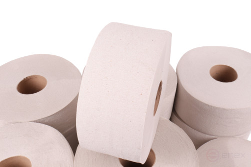 ACG Бумага туалетная "Эконом" 1сл., высота рулона 9,5 см, 600 г, сер.мак. (12рул.) 1011338