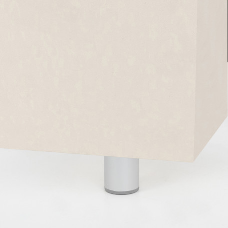 Опора меб. алюм. DAP-77 h60 с регул. алюминий AKS